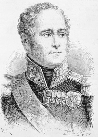 Tsar Alexander I of Russia by French School